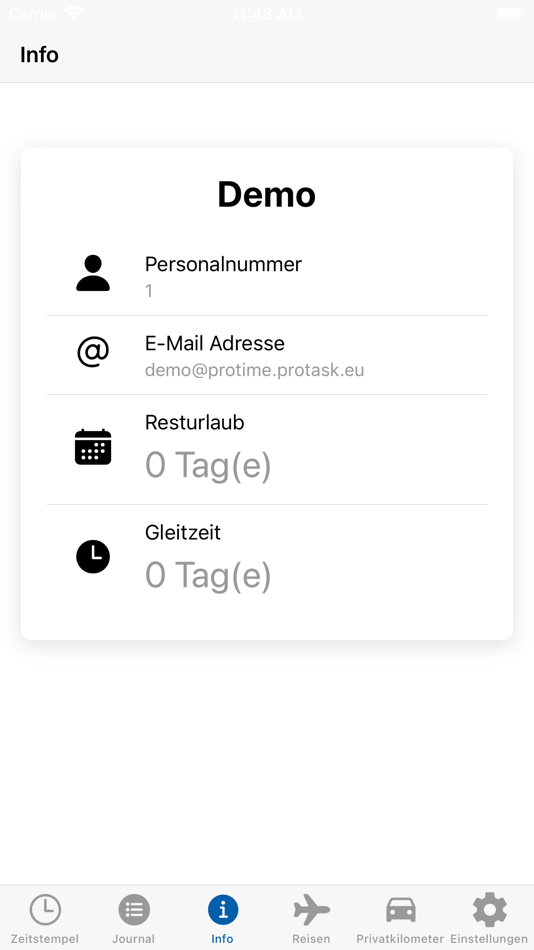 #5. proTime (iOS) 由: proTask Consulting GmbH