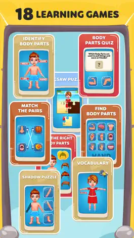 Game screenshot Body Parts Game Fun Learning mod apk