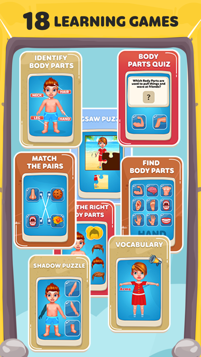 Body Parts Game Fun Learning Screenshot