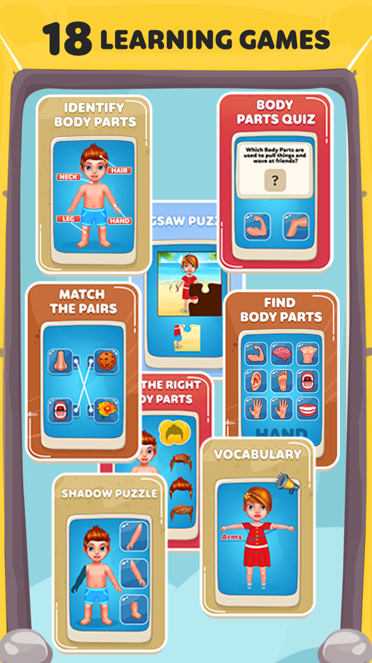 #1. Body Parts Game Fun Learning (iOS) 由: Rohit Makadia