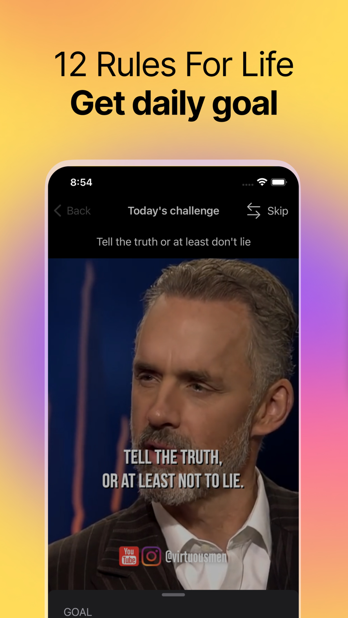 JP 12 Rules For Life Widget