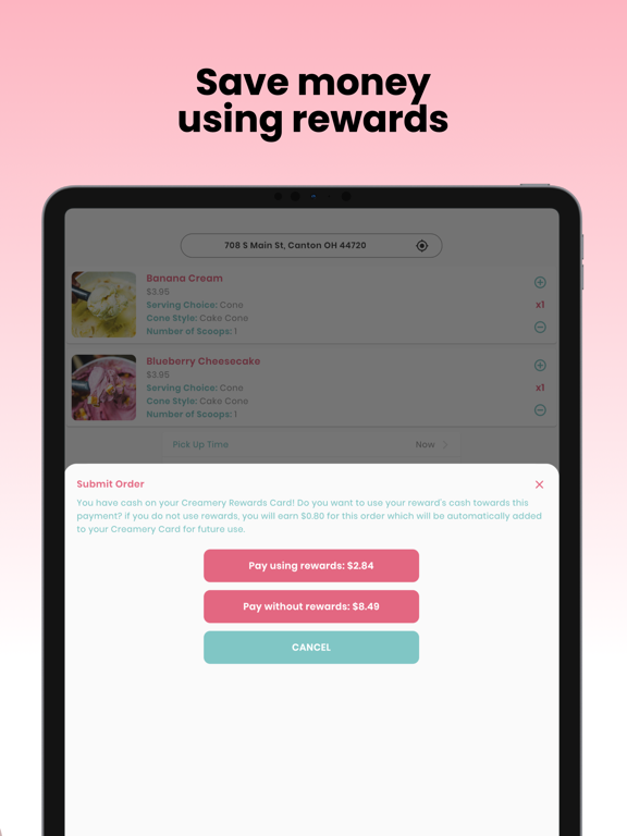 Pavs Creamery iPad screenshot 3 - Food & Drink app