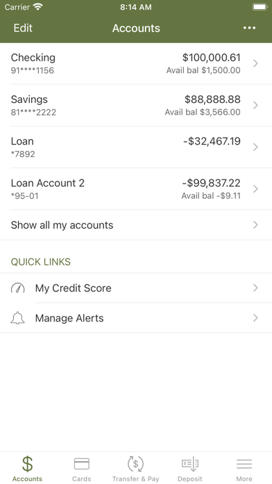 FAST Credit Union Screenshot
