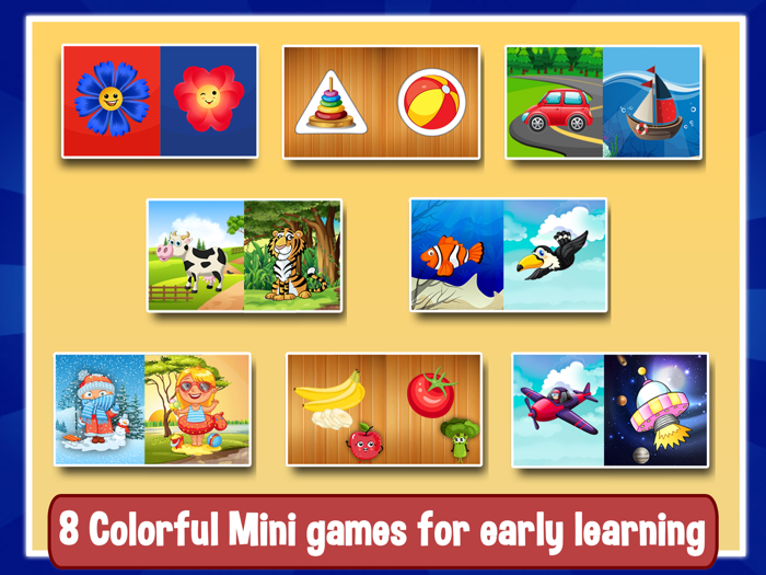 Shapes and Colors Sorting Games