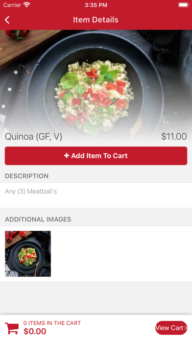 Red Sauce Meatballs Screenshot