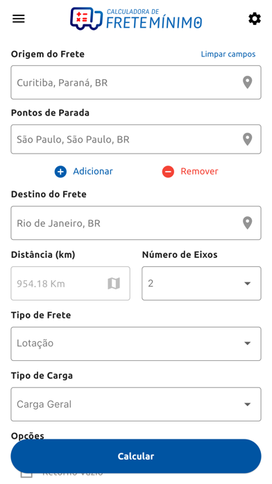 Frete Mínimo Screenshot