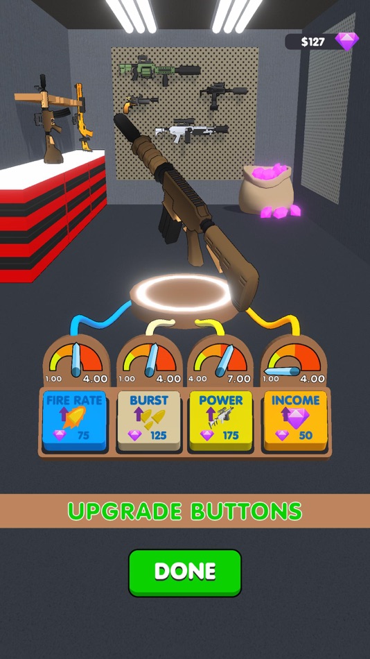#5. Gun Up Clicker (iOS) 由: Virtual Projects Oyun Yazilim Ve Teknoloji