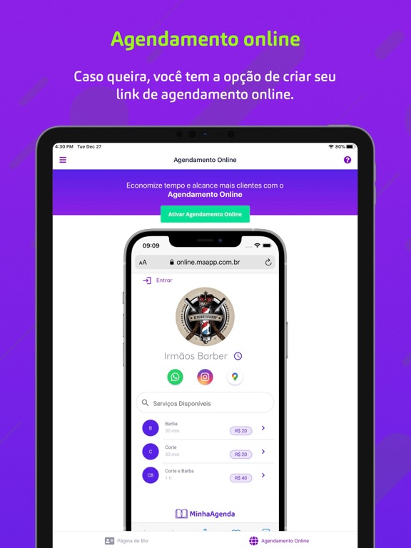 Minha Agenda pra profissionais iPad screenshot 8 - Productivity app