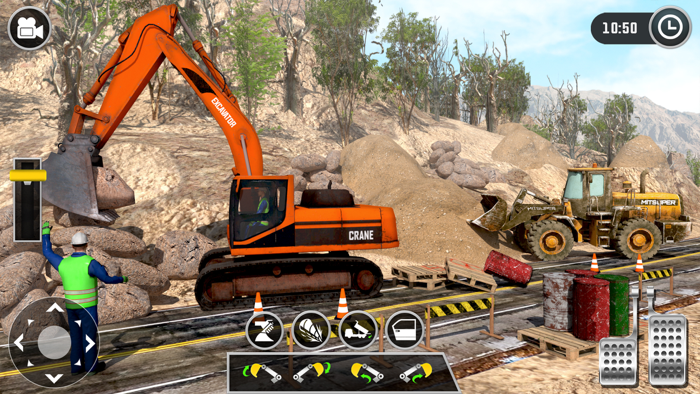 Construction Excavator Games