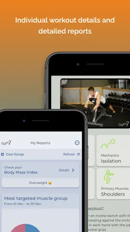 Game screenshot Gym7 Workout Planner (Ad-Free) apk
