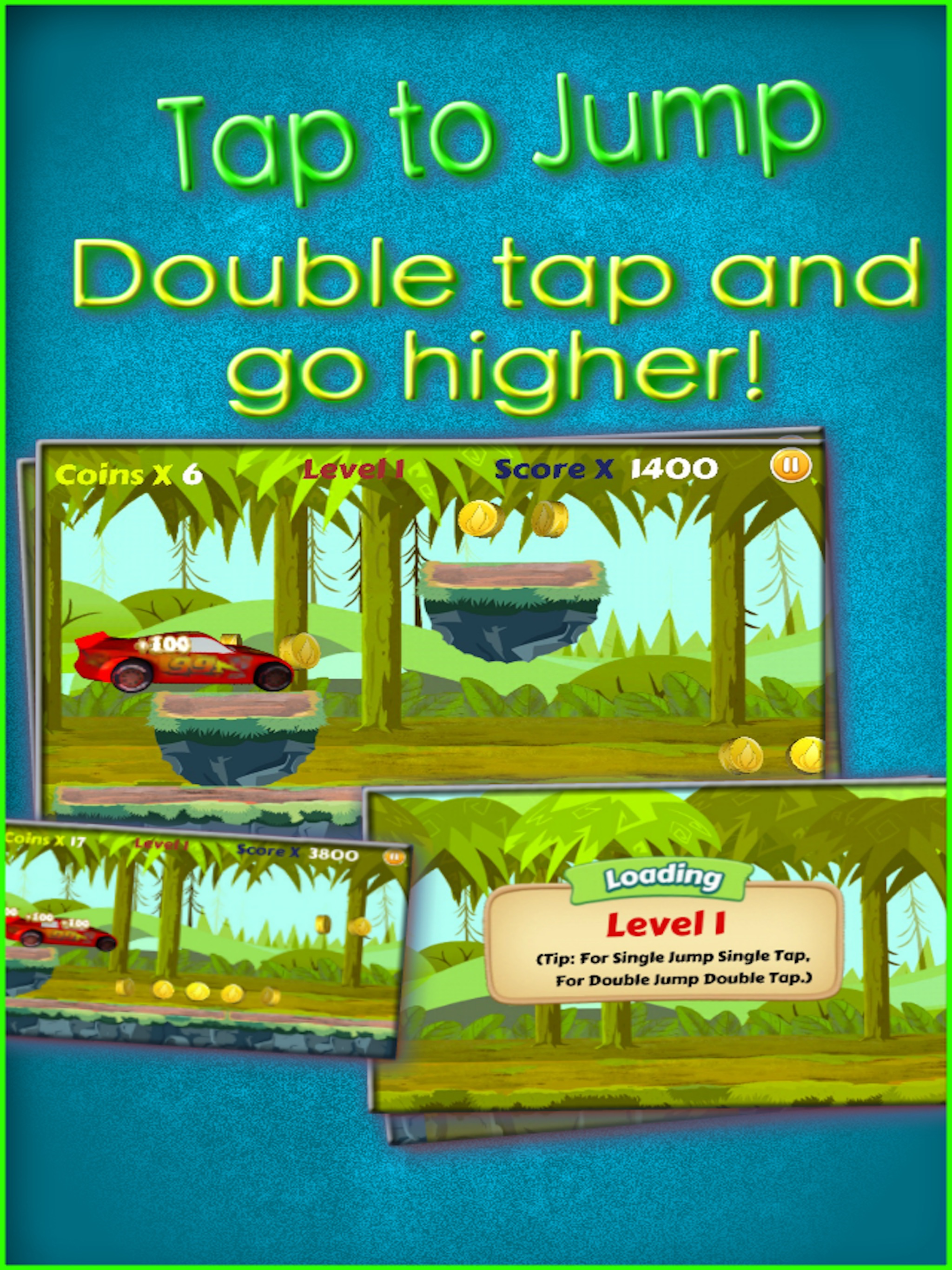 Amazing Car Jungle Run screenshot 6