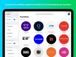 Game screenshot Fontstand for iPad apk