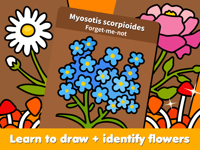 Coloring Garden Whiteboard Pad