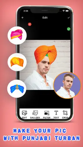 Game screenshot Punjabi Turban Photo Booth apk