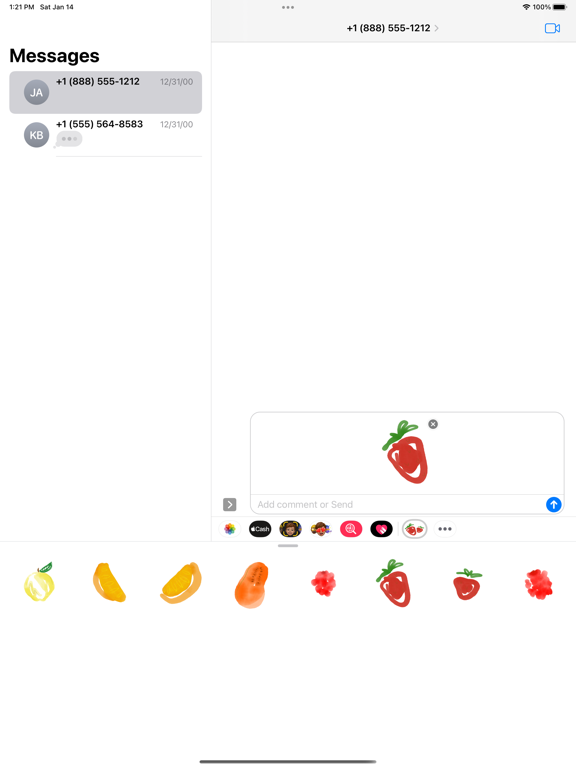 Screenshot #4 pour StrawBaby Stickers