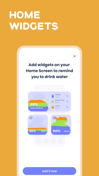 Water Tracker • WaterHippoのおすすめ画像6