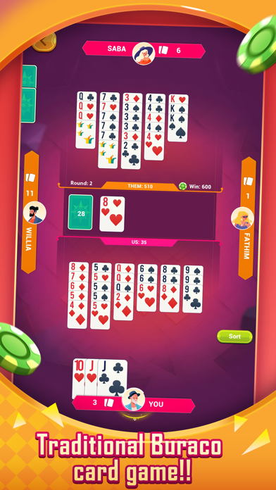 Buraco  Card Game Screenshot
