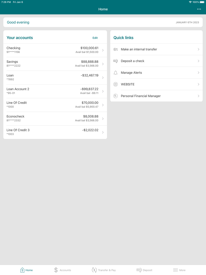 HAR-CO Credit Union Mobile App