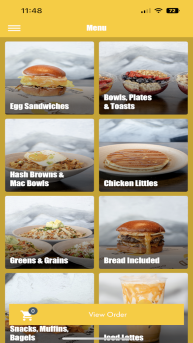 CRACK'D Kitchen & Coffee App Screenshot