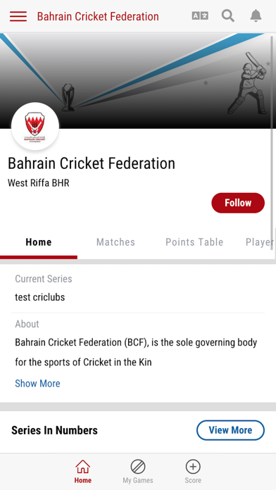 Bahrain Cricket Screenshot