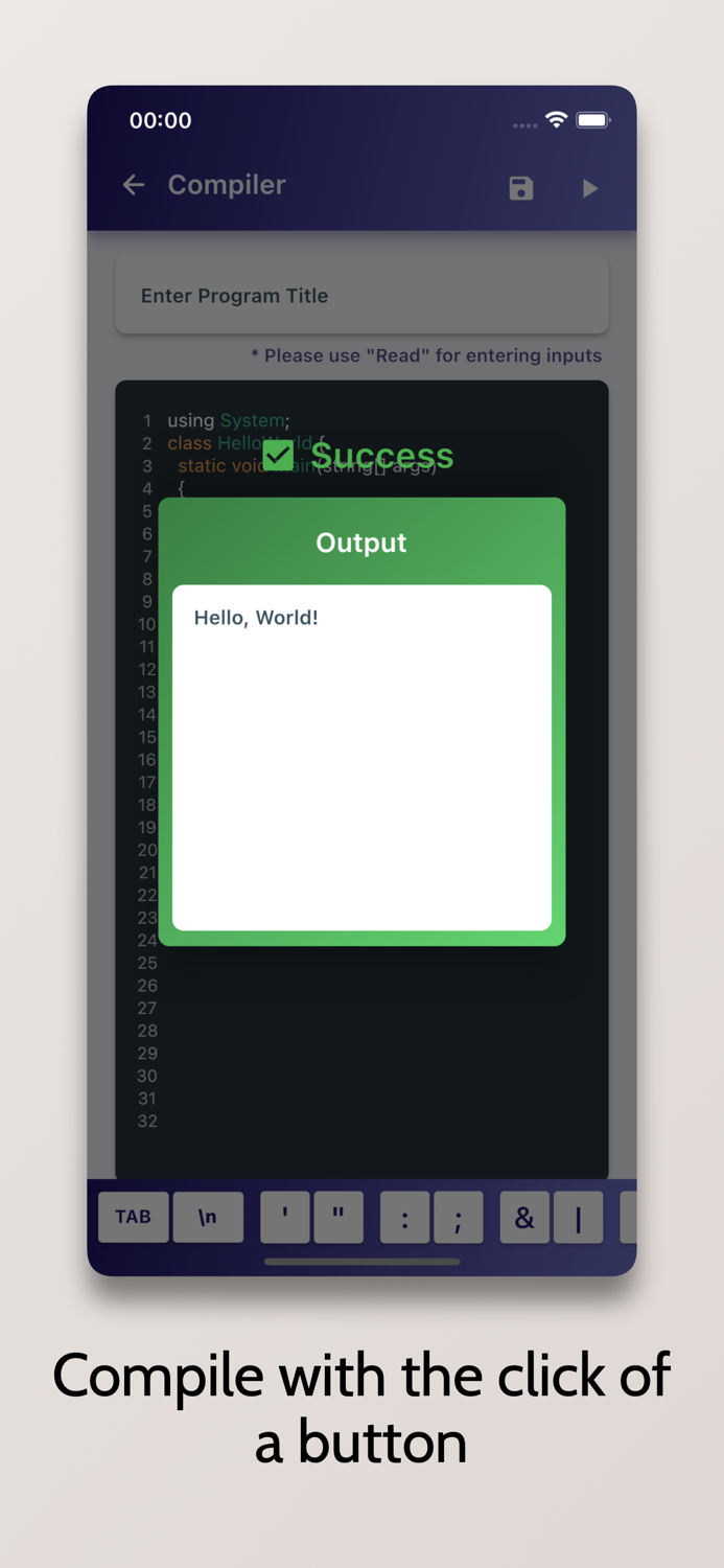 C Compiler - Run .cs Code