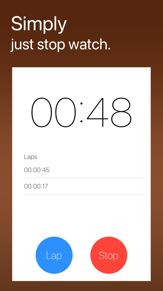 #2. Stop Watch Awake (iOS) 由: Oceano Inc.
