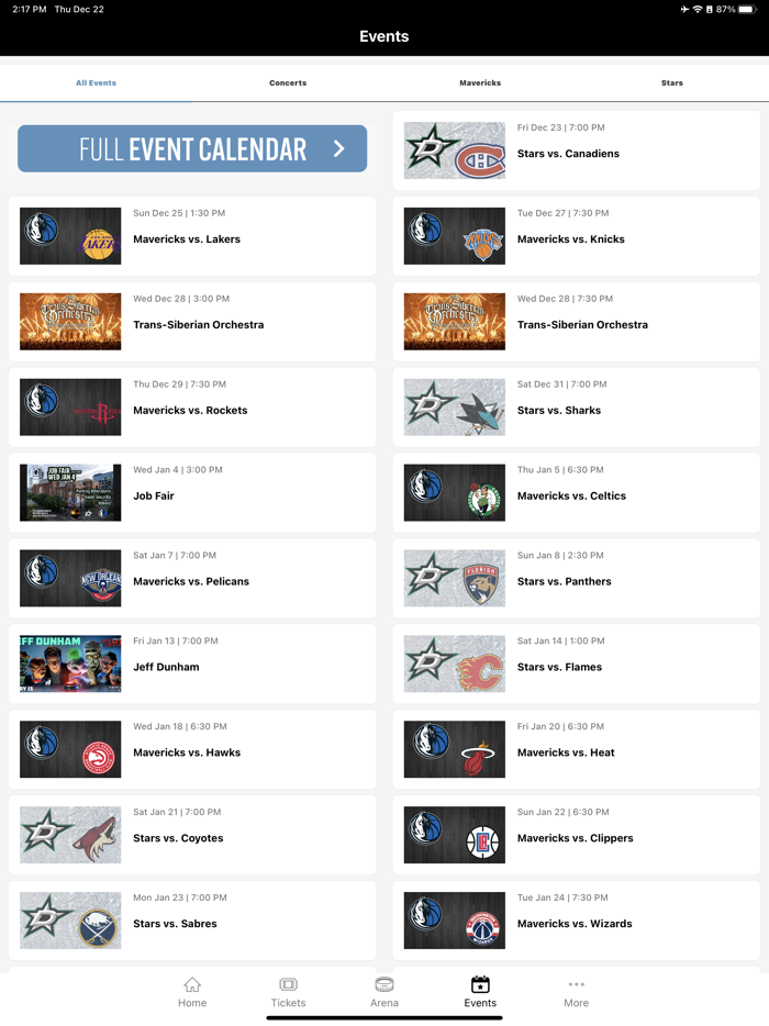 American Airlines Center App