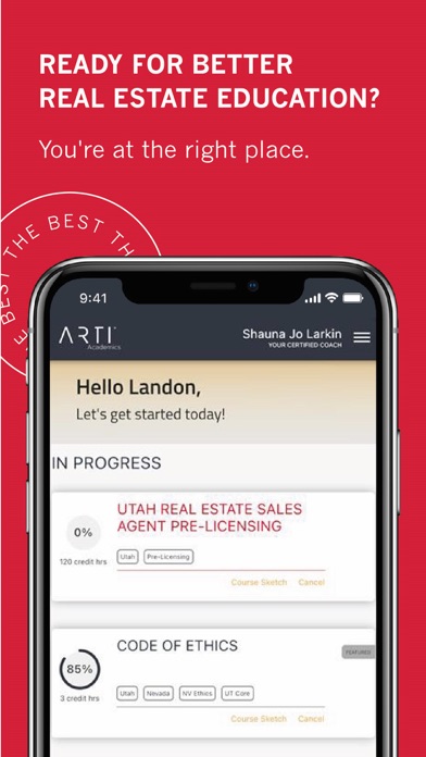 ARTI® Academics Screenshot
