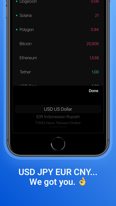 Crypton - Portfolio Tracker Screenshots