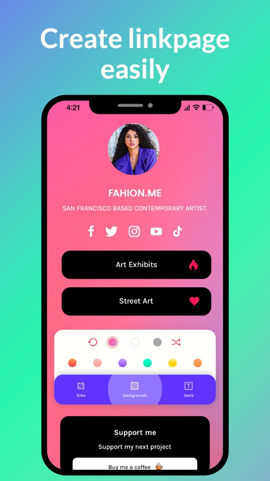 #3. Linkfly: Link Bio Landing Page (iOS) 由: Qumai,Inc.