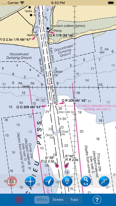 Screenshot #1 pour Louisiana - Marine Charts boat