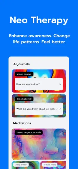 Game screenshot Neo Therapy - AI Journal mod apk