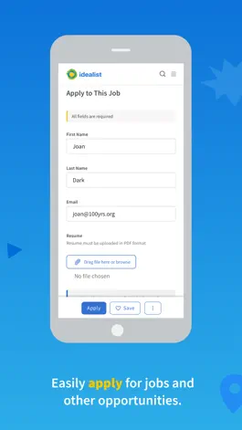 Game screenshot Idealist Job Search apk