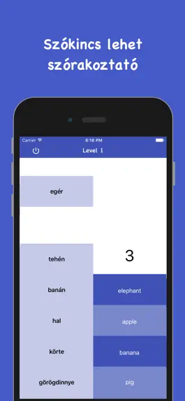 Game screenshot Szavak szavak - angol, német mod apk