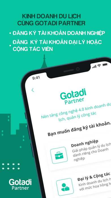 Gotadi Partner:Quản lý du lịch Screenshot
