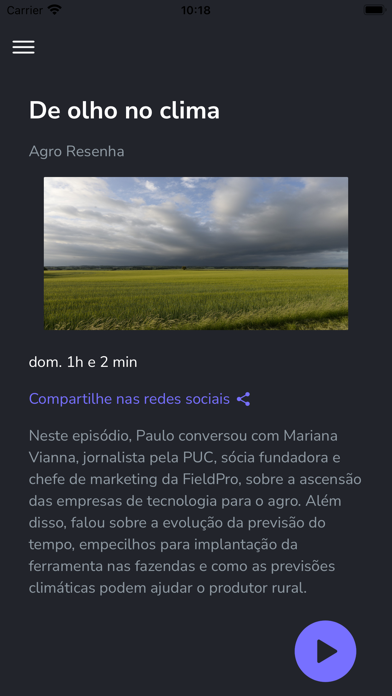 AG Content: podcasts do agro Screenshot