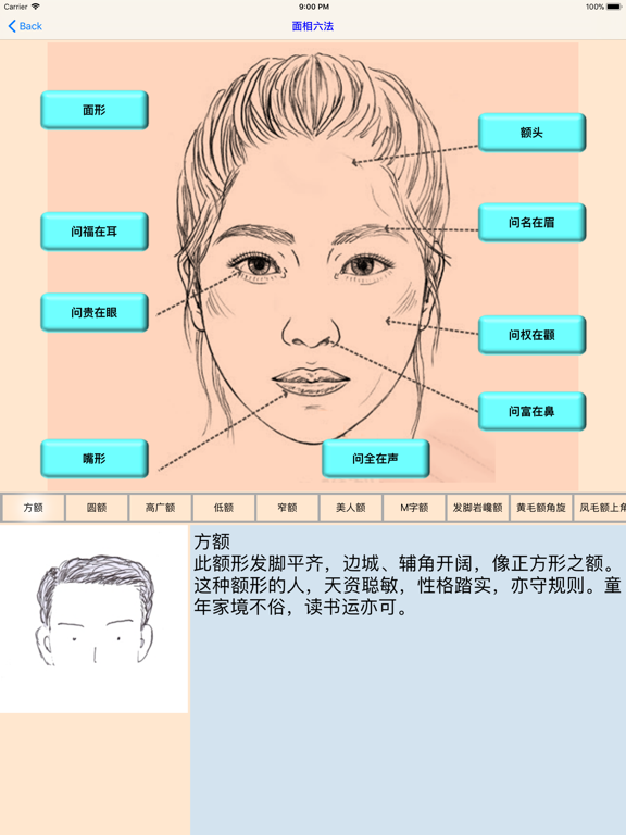 Screenshot #5 pour 面相图解