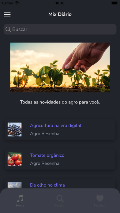 AG Content: podcasts do agro Screenshot