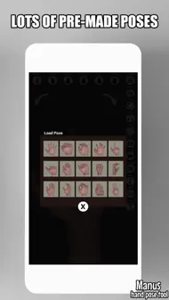 Manus - Hand reference for art iphone bilder 3