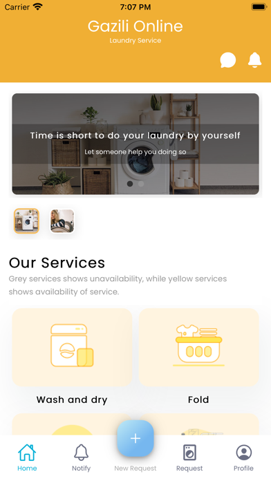 Gazili Laundry Services Screenshot
