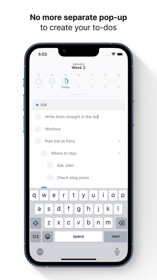 #2. artina - To-do & Calendar (iOS) 由: Dong Hwan Kim