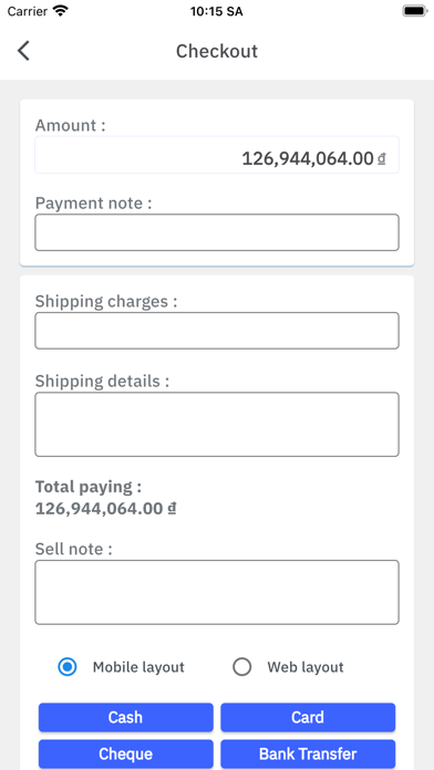 WIPOS - Your sales Screenshot