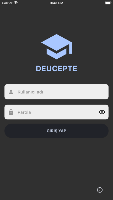 DEU Cepte: Dokuz Eylül Üni. Screenshot