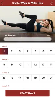 the 30 day fitness challenge iphone screenshot 2