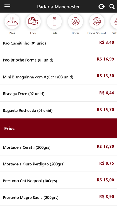 Padaria Manchester SC Screenshot