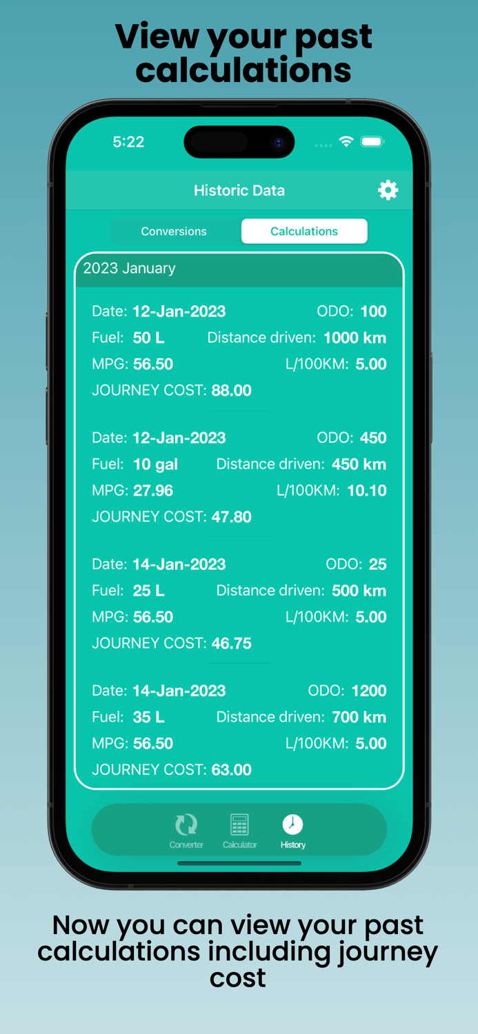 Fuel Calculator MPG Converter