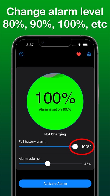 Battery Alarm - Charge Alert