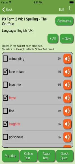 Game screenshot Spelling Dictation Test Helper mod apk