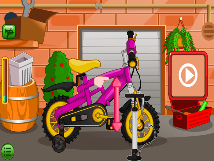 Clean Up Bike Car Wash Games