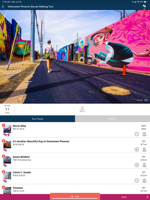Visit Phoenix iPad screenshot 7 - Travel app